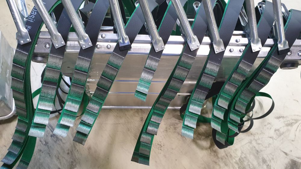 Belts before installation